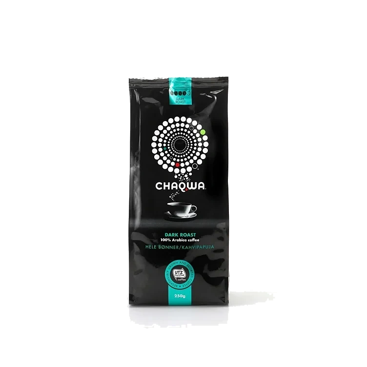 Chaqwa dark roast utz bønner   10x250g