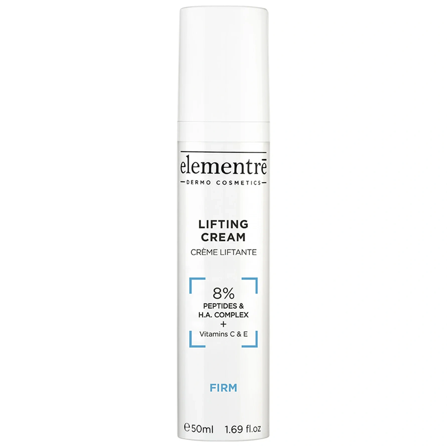 elementrē Lifting Cream - 8% Peptides & Hyaluronic Acid 50 ml