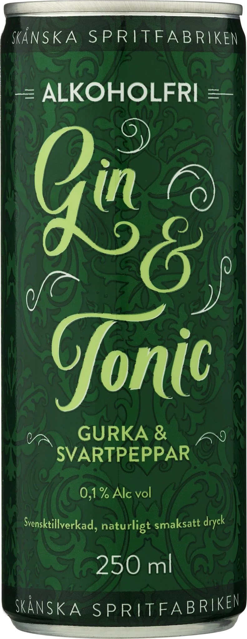 Skånska Spritfabriken G&T gurka, 0,1%