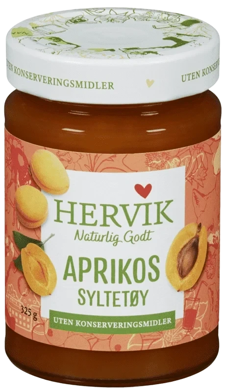 Hervik Aprikossyltetøy 325g