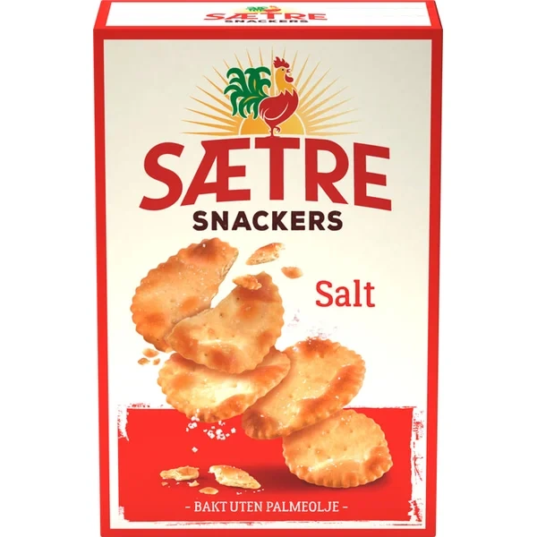 Sætre Snackers Salt 120g