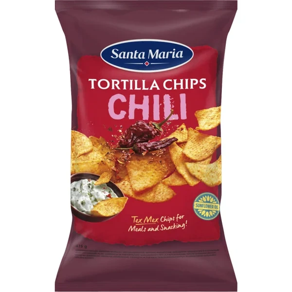 Tortilla Chips Chili 475g St.maria