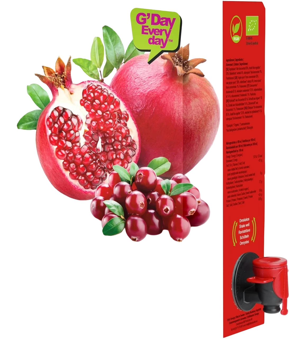 BuytheBox Tranbär & Granat juice