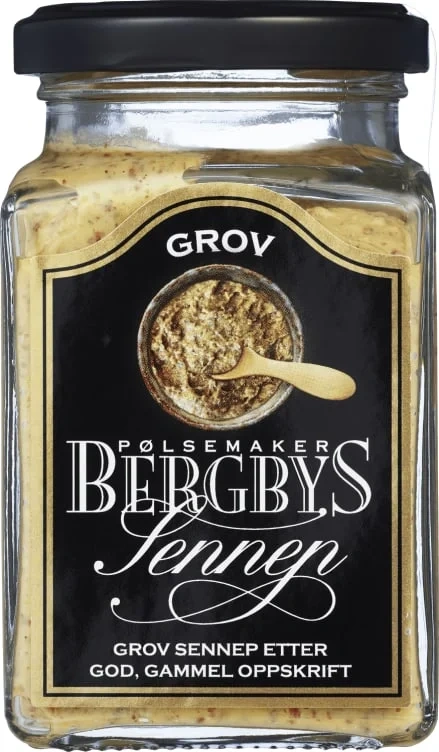 Sennep Grov 230g Bergbys