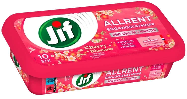 Jif Engangsvåtmopp Cherry Blossom 10stk