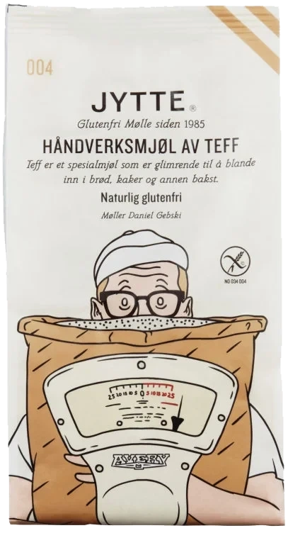 Jyttemel Teff glutenfri 400g Holmen Crisp