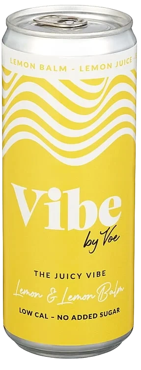 Vibe by voe the juicy vibe lemon balm & lemon  24x33cl