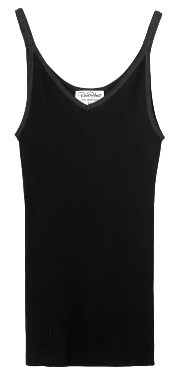 Wool Singlet Black L/xl