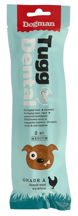 Tygg Dental med Kylling m 2pk Dogman