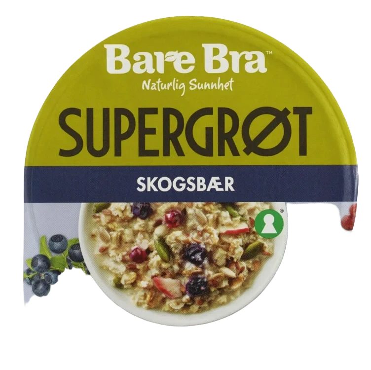Supergrøt Skogsbær 57g Bare Bra