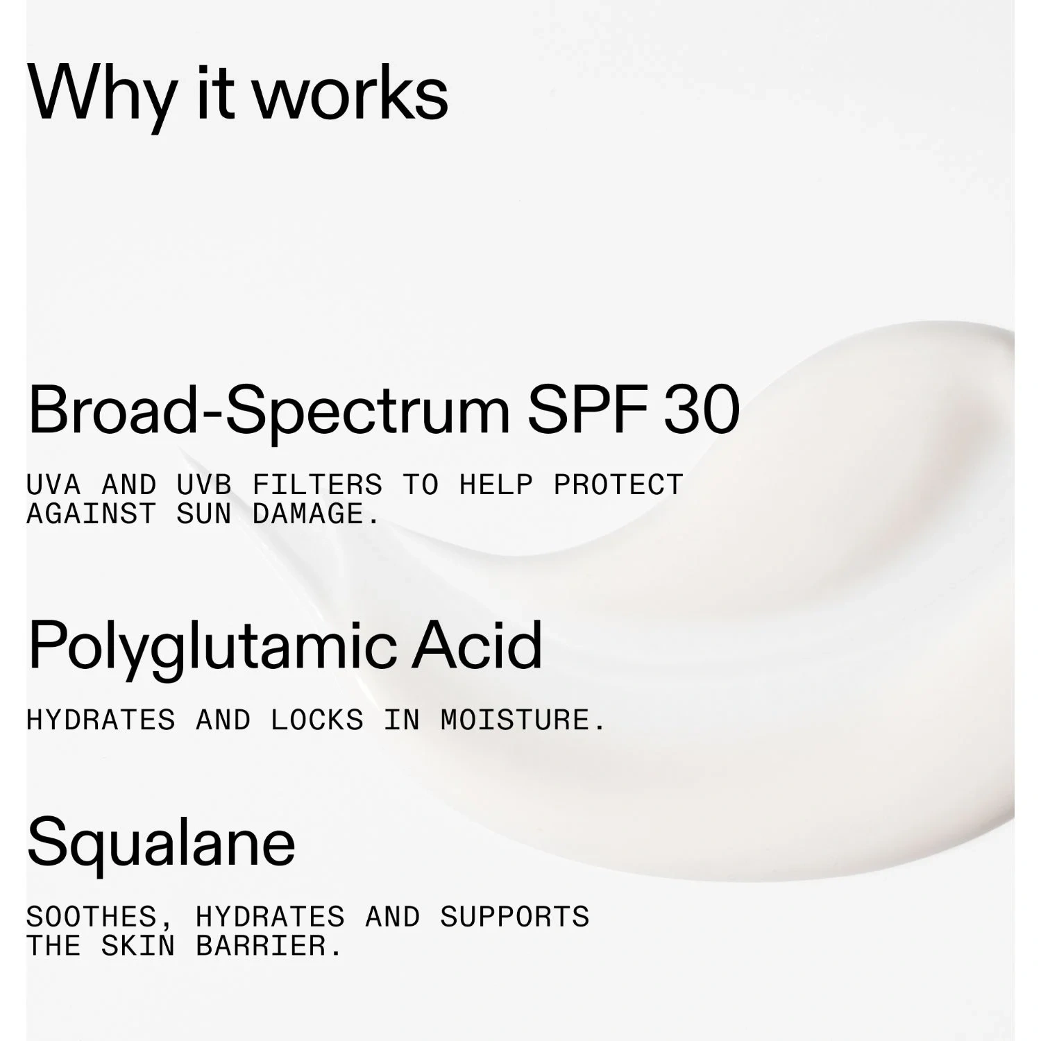 Polyglutamic Dewy Sunscreen SPF30