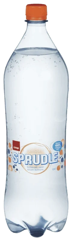 Vann m/Fersken Coop Sprudle