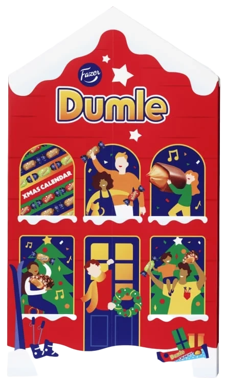 Dumle Adventskalender 225g Fazer