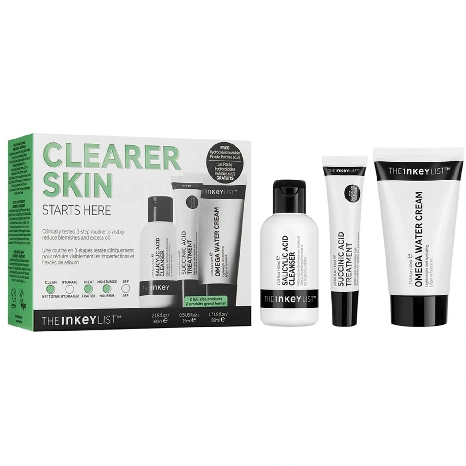 The INKEY List Clearer Skin Starts Here