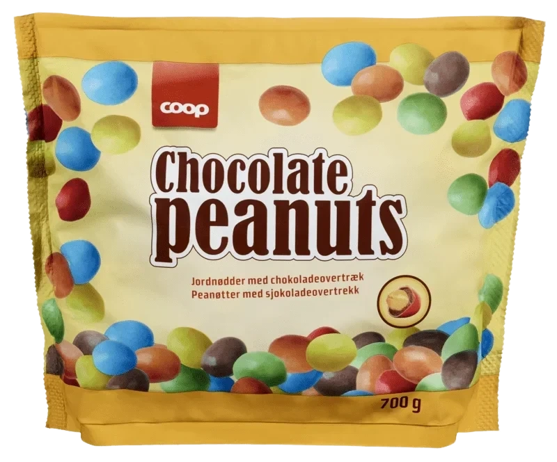 Coop Chocolate Peanuts 700g