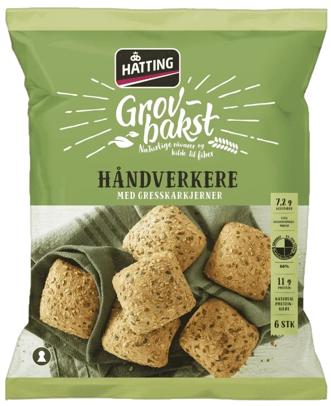 Hatting Håndverkere Gresskarkjerner 438g