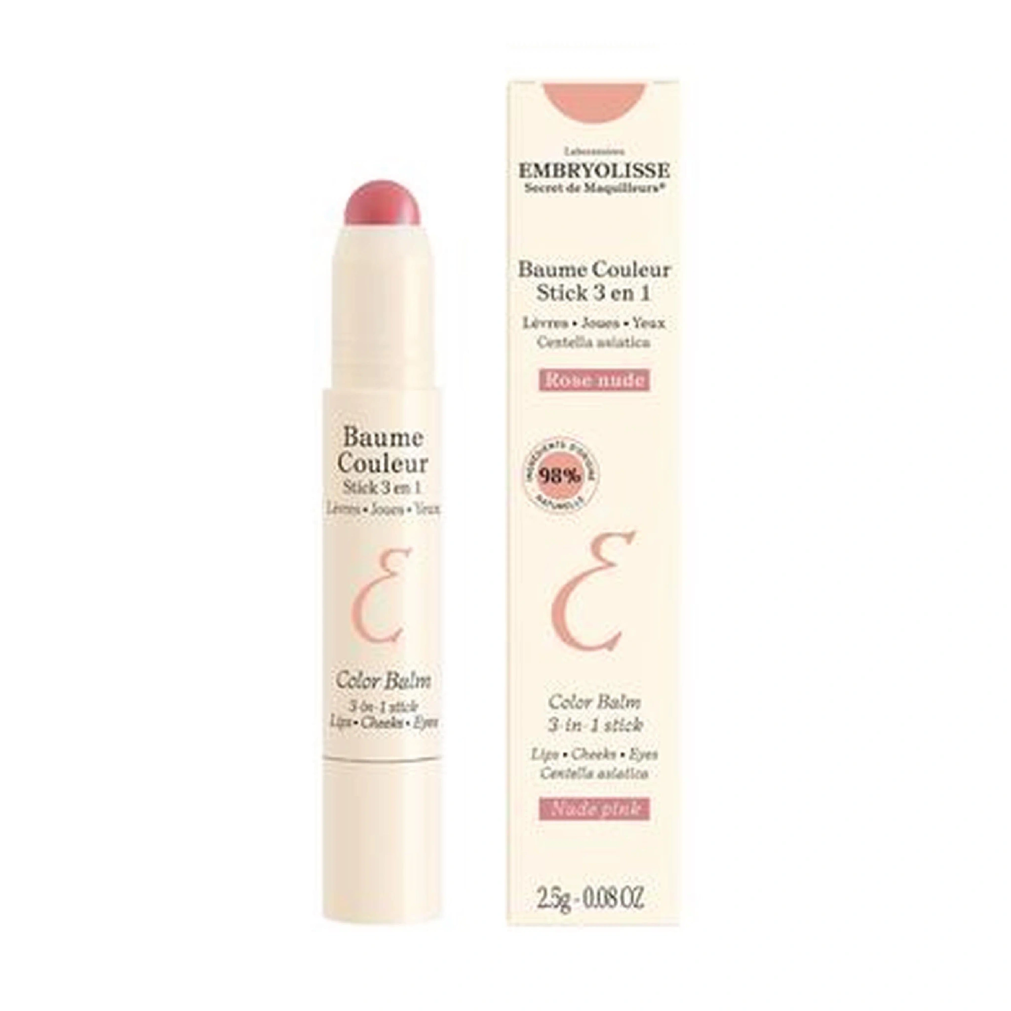 Color Balm 3-In-1 Stick Nude Pink