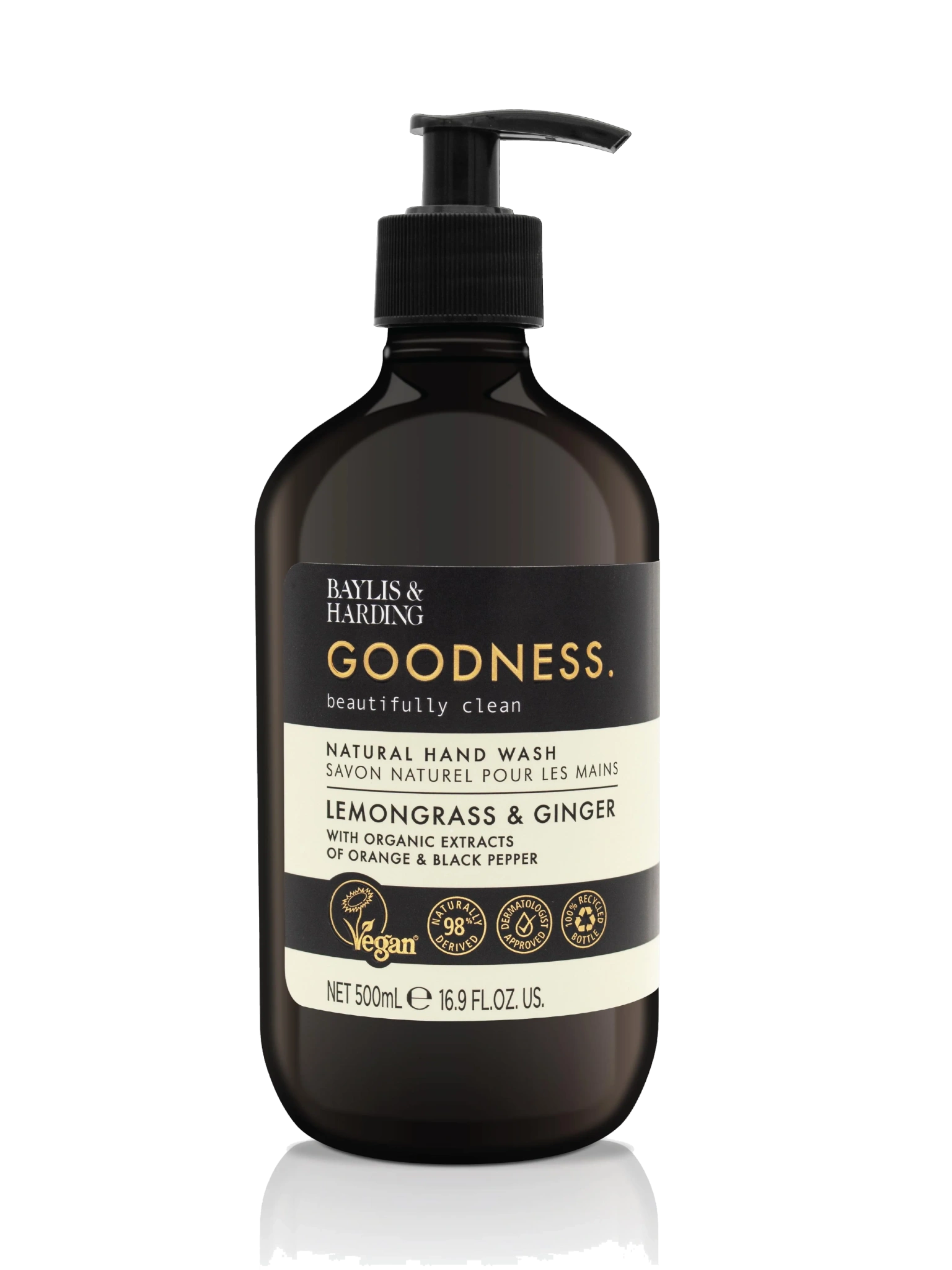 Baylis & Harding Goodness Lemongrass & Ginger Hand Wash, 500 ml