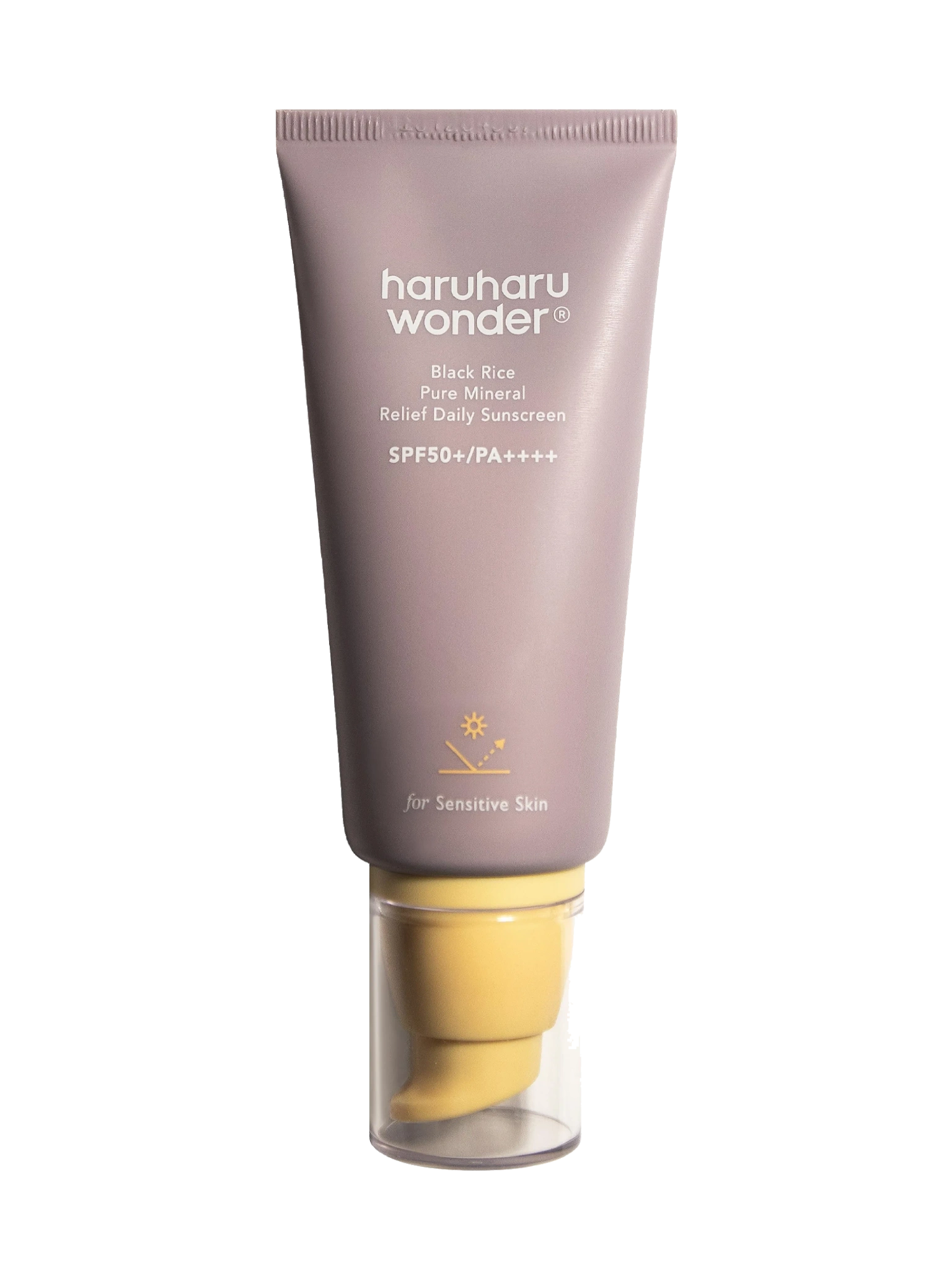 haruharu wonder Black Rice Pure Mineral Relief Daily Sunscreen SPF50+ PA++++, 50 ml