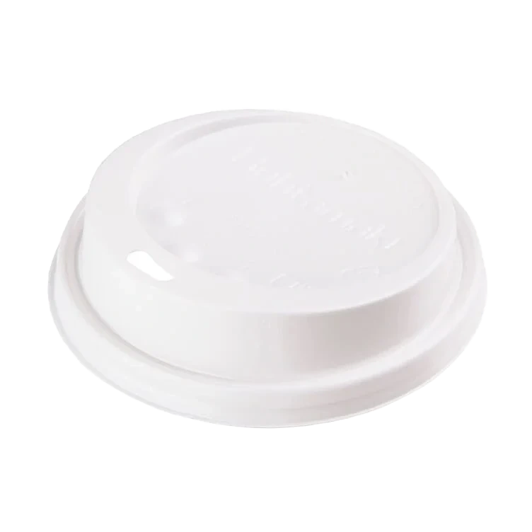 Lokk beger hvit ø80mm 100stk