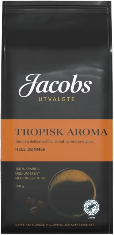 Tropisk Aroma Hele Bønner 500g Jacobs Utvalgte