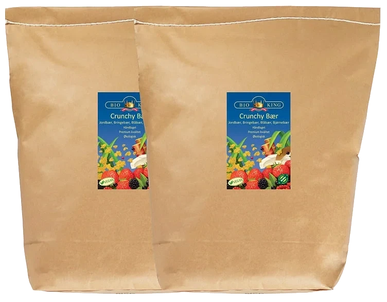 Crunchy bær økol. vegansk   5kg