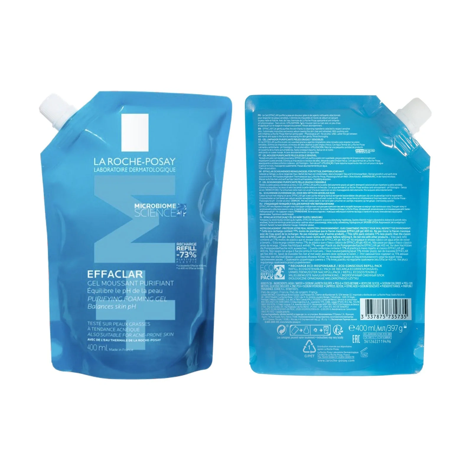 La Roche-Posay Effaclar +M Foam gel Refill