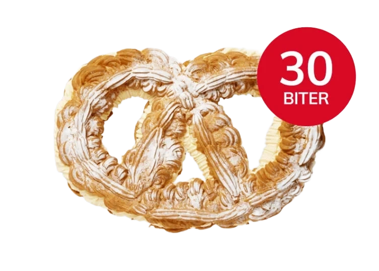 Vannbakkelskringle 30bit Bakehuset