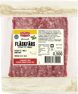 Fläskfärs 17%