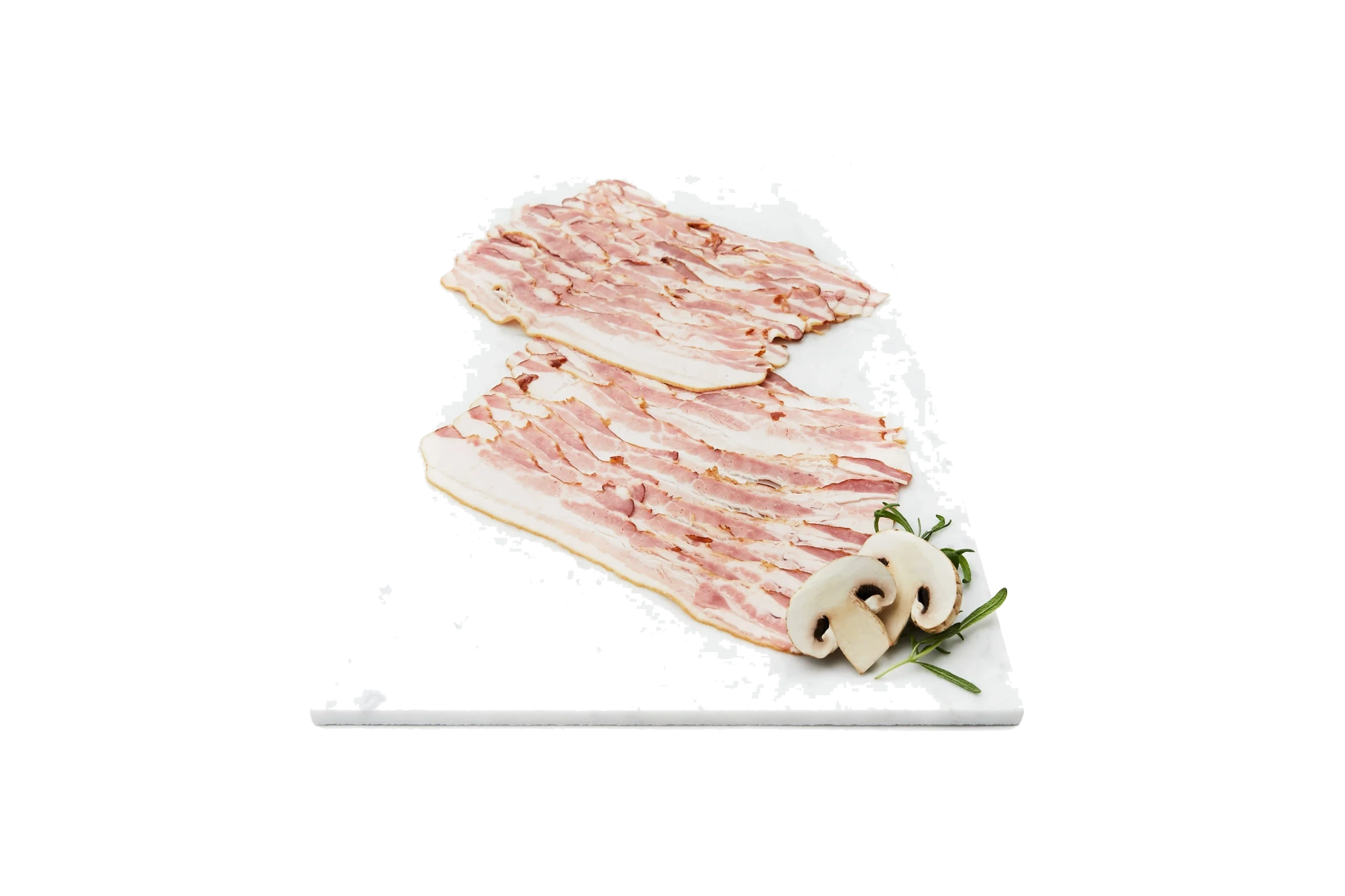 Bacon skivat rulle