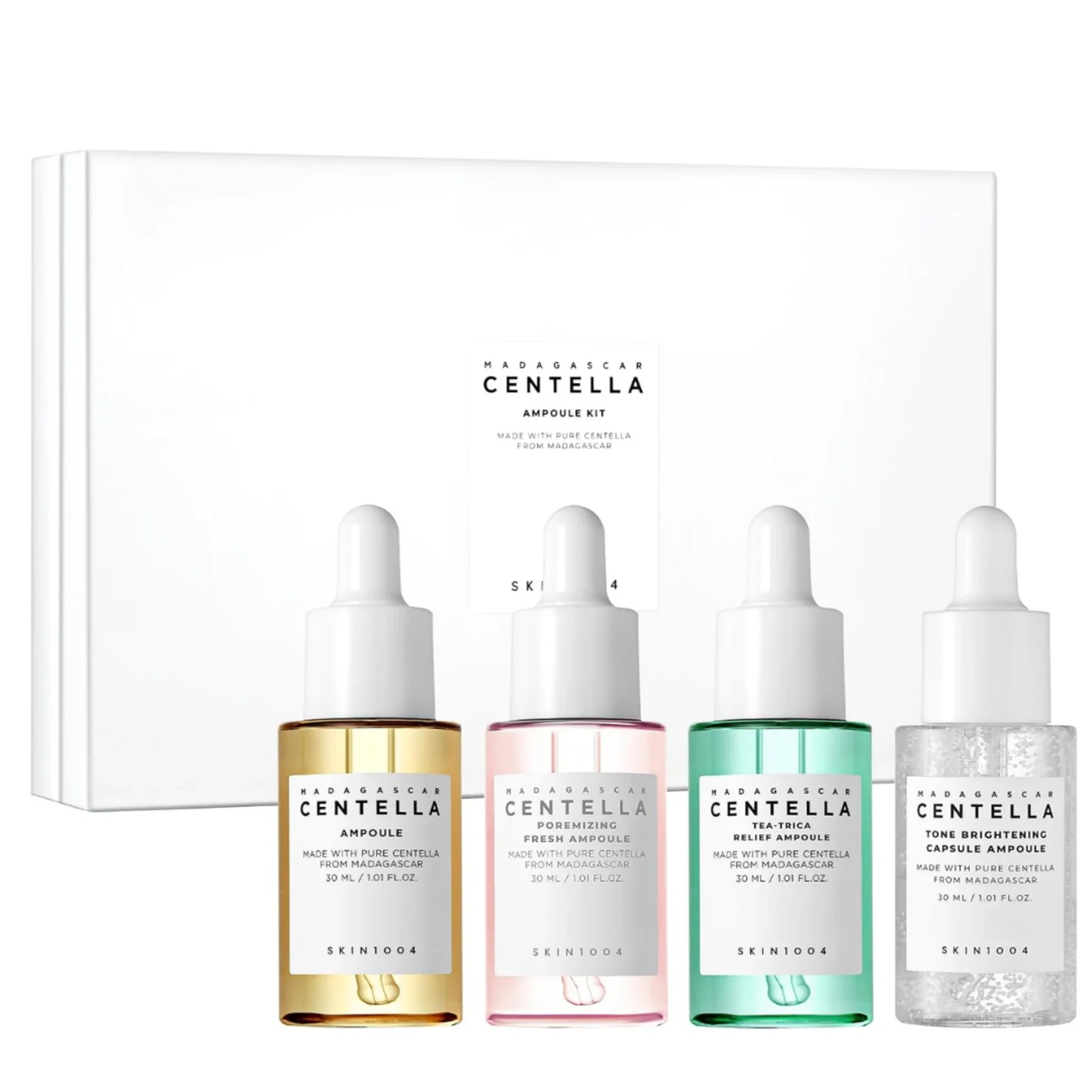 SKIN1004 Madagascar Centella Ampoule Kit 4 x 30 ml