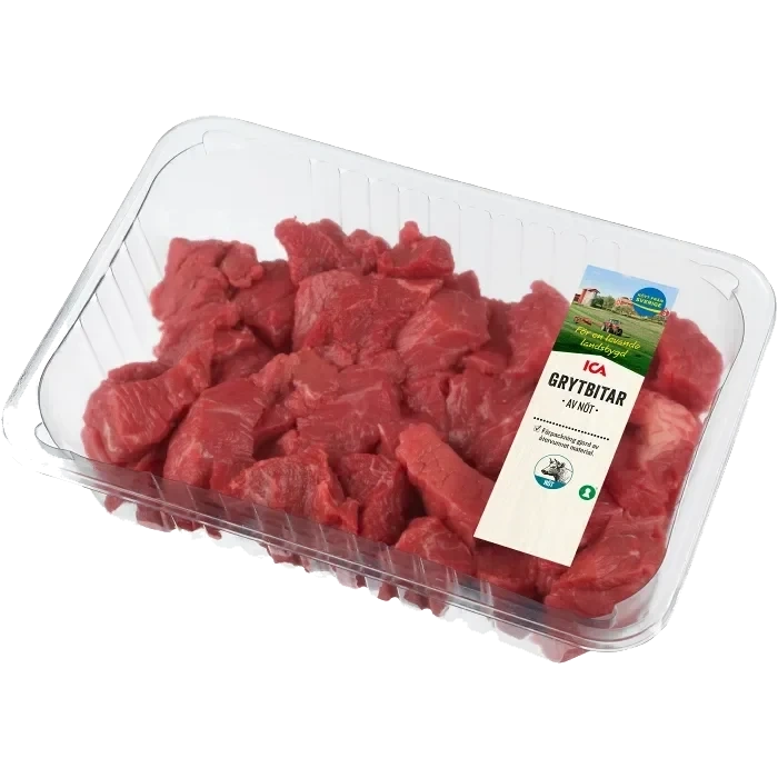 Grytbitar Färska av nöt ca 1kg ICA