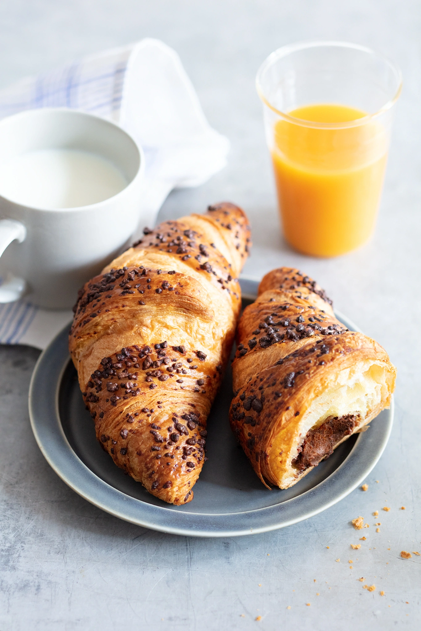 DELIFRANCE Croissant Choklad/Hasselnöt