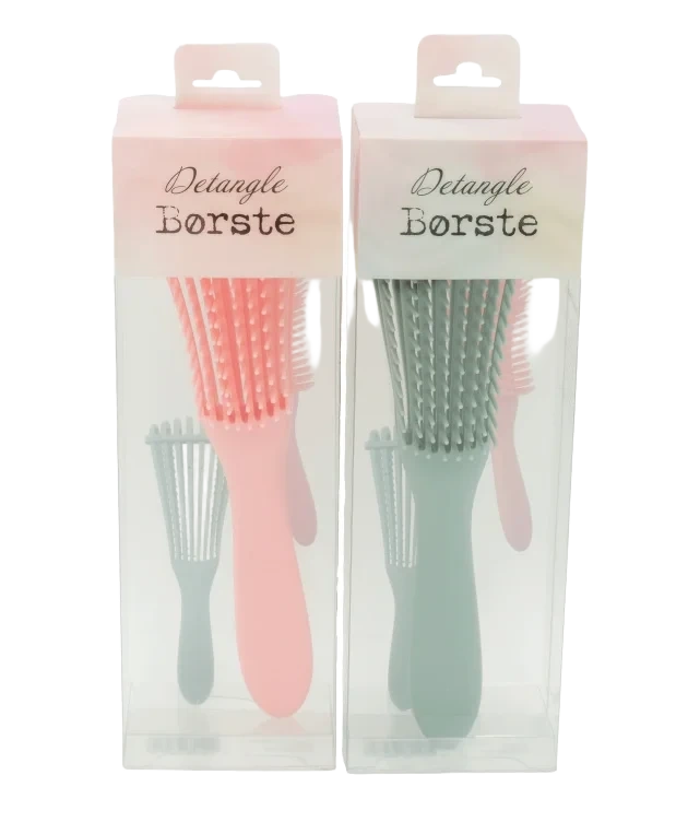 Detangle Børste 1stk Rosa/Grønn
