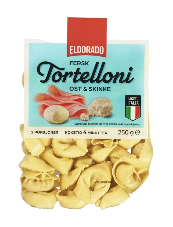 Tortelloni Skinke&ost 250g Eldorado
