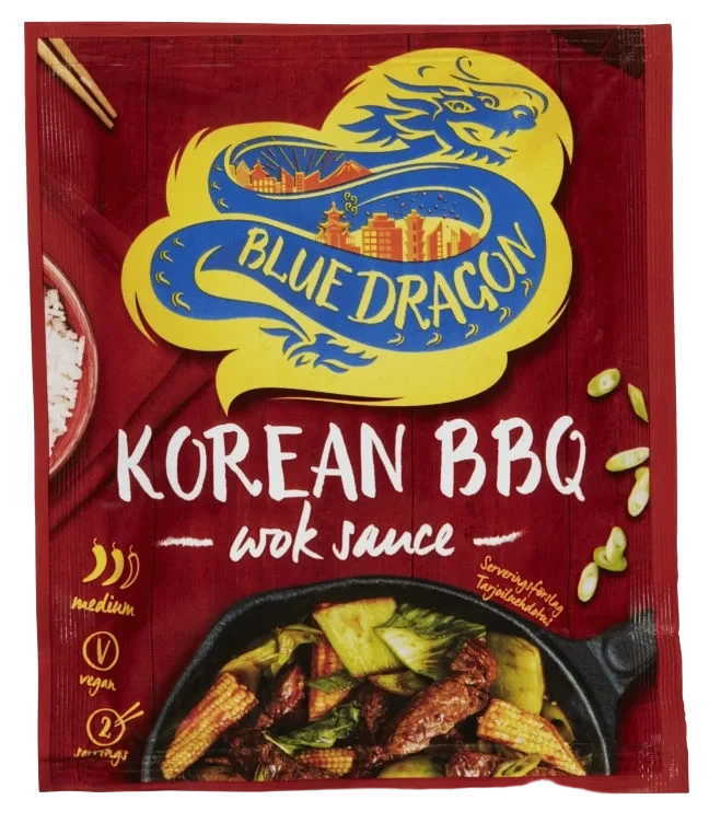 Woksaus Korean Bbq 120g Blue Dragon
