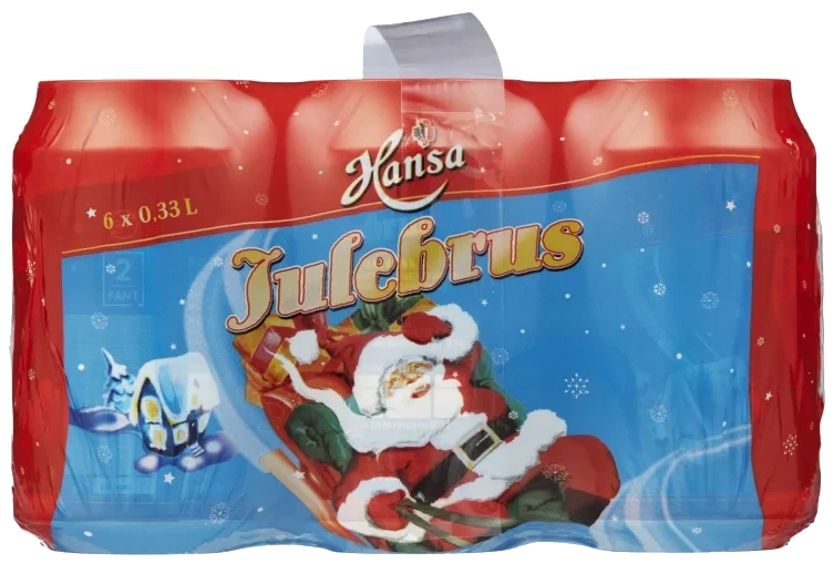 Hansa Julebrus 0,33lx6 boks
