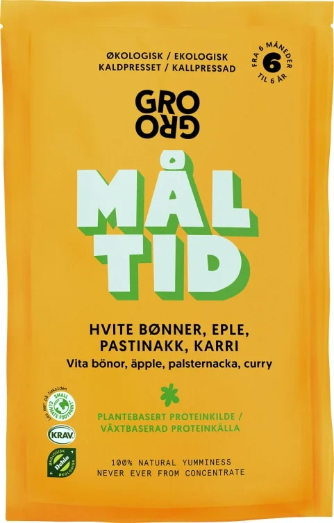 Måltid Hvite Bønner 100g Grogro