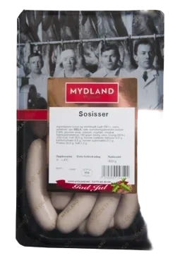 Sosisser 400g Mydland