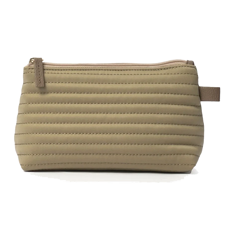 Ceannis Cosmetic S Taupe Soft Quilted Stripes