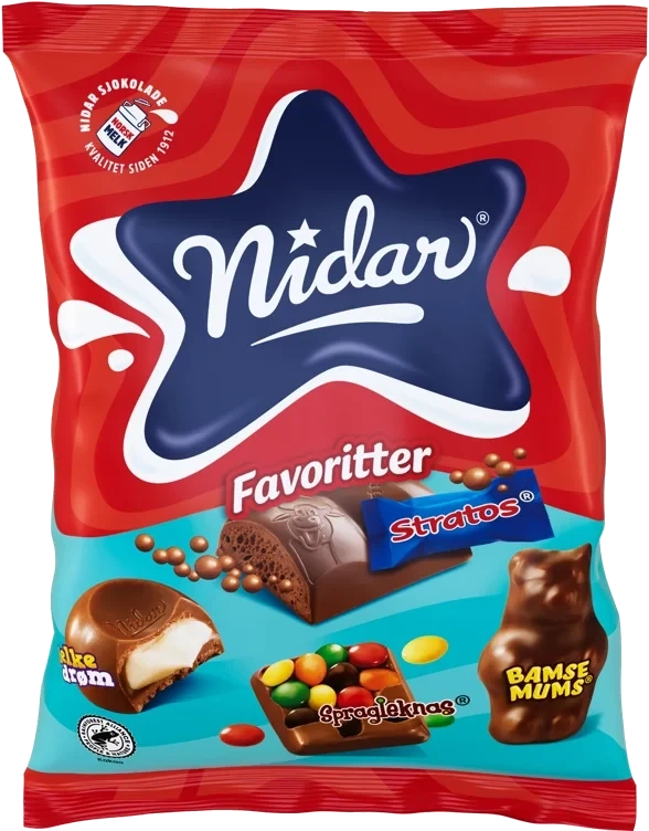Nidar favoritter stratos  200g