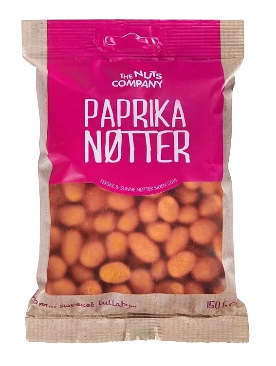 Peanøtter coatede - paprika 150g