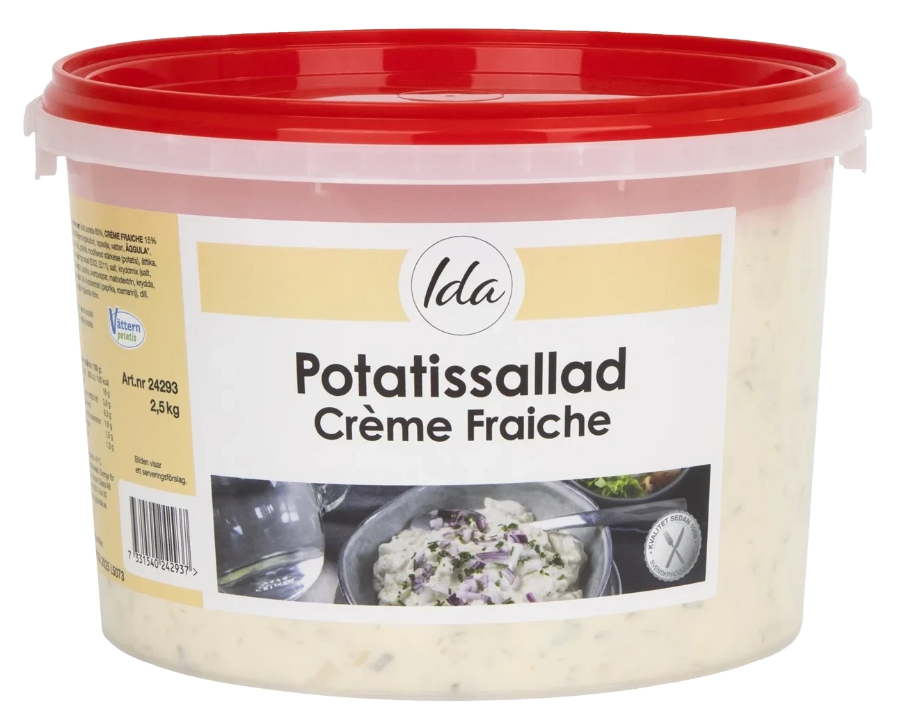 Potatissallad Crème Fraiche