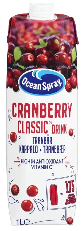 Tranebærjuice Original 1l Ocean Spray