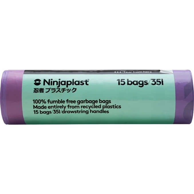 Avfallspåsar Drawstring 35 L 15-pack