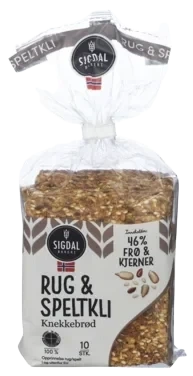 Knekkebrød Rug Speltkli 220g