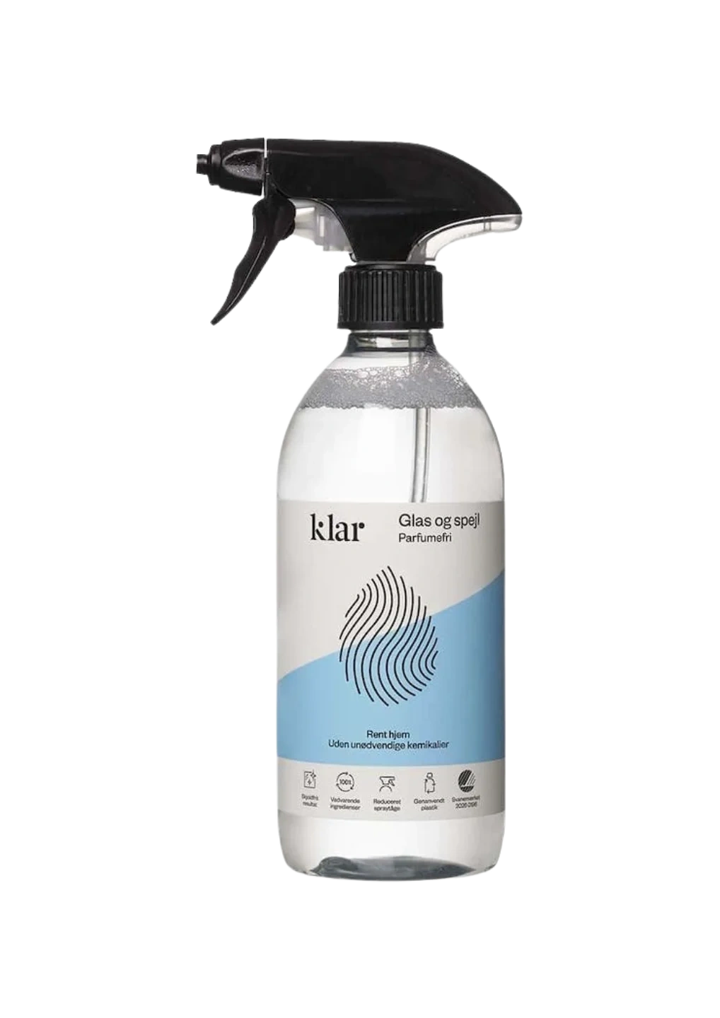 Klar Glass og Speilspray 500ml