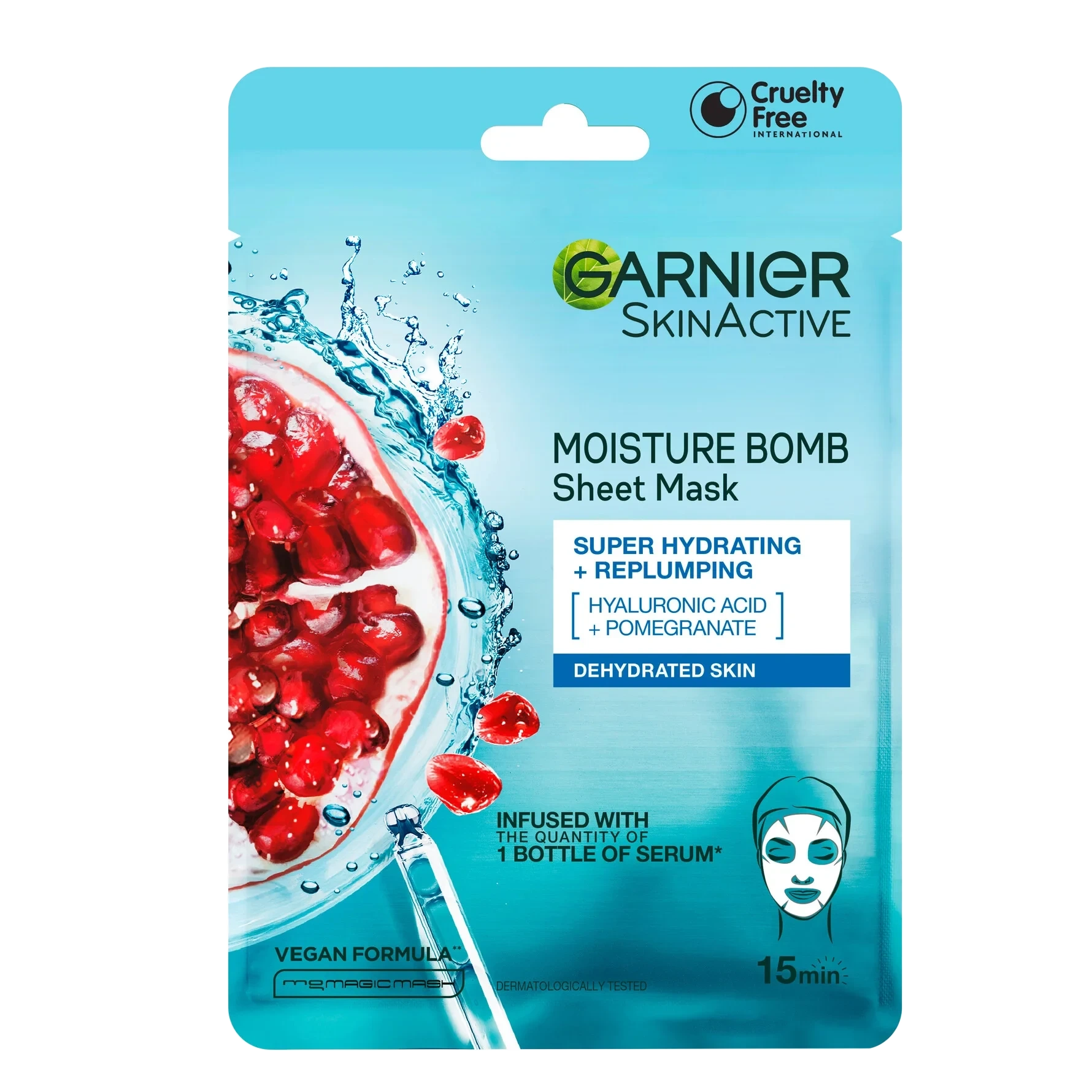 Garnier SkinActive Moisture Bomb Super Hydrating & Replumping Sheet Mask