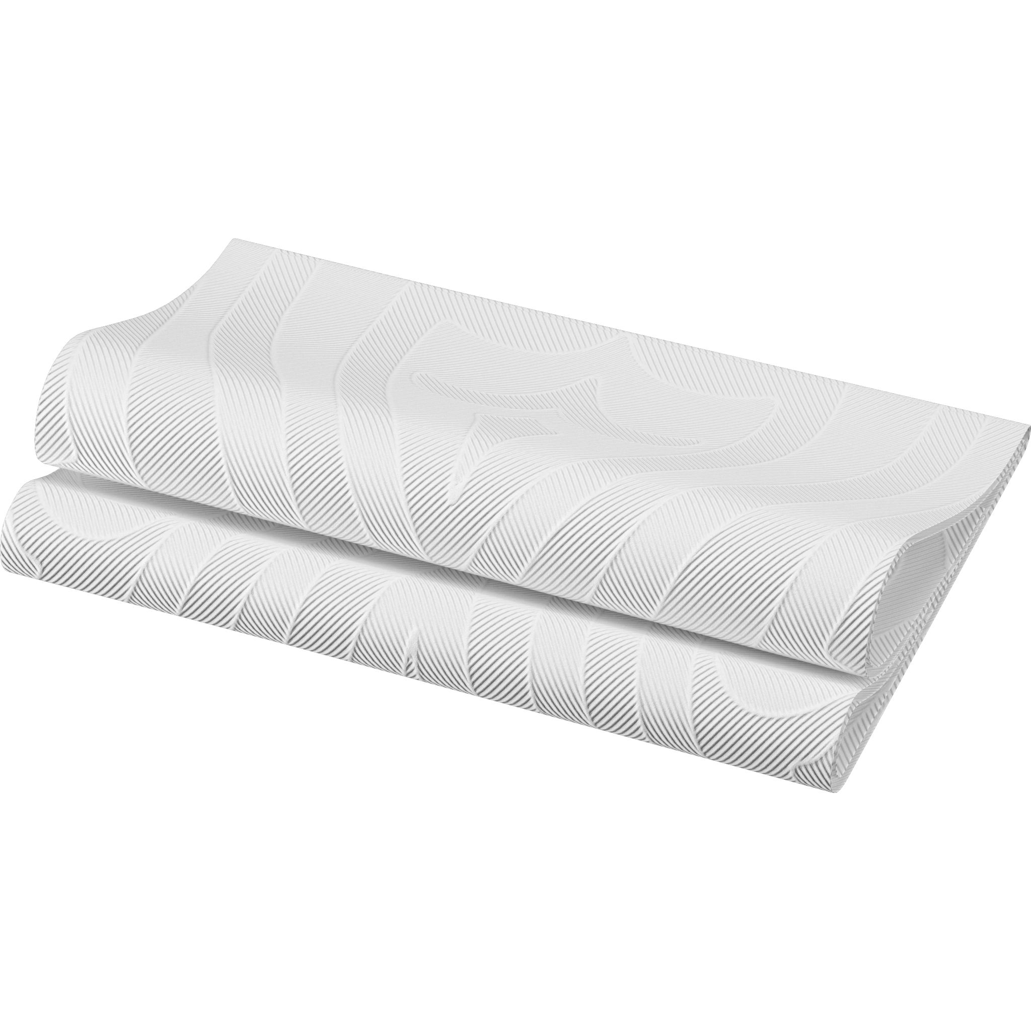 Duni Elegance®-Serviette Lily Weiß