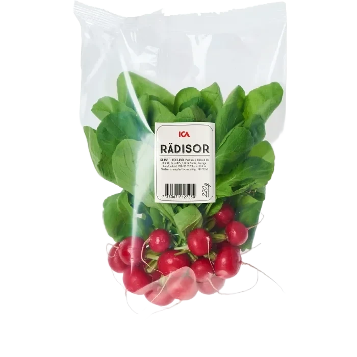 Rädisor flowpack 220g Klass 1 ICA